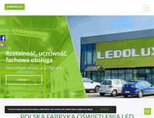 Tablet Screenshot of ledolux.pl